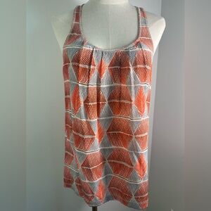 BROADWAY AND BROOME Patterened Silk Top